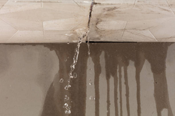 Professional Commercial Water Damage Restoration technician working in Mineola, NY